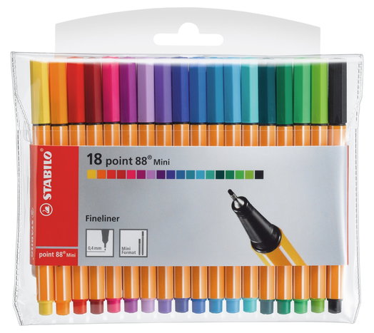 Fineliner/ Fibre- Tip Pen STABILO point 88 Mini